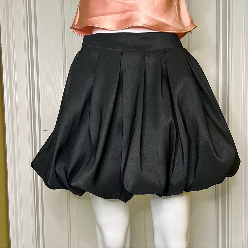 a new day Black Coquette Girl Mini Bubble Feminine Party Skirt size small